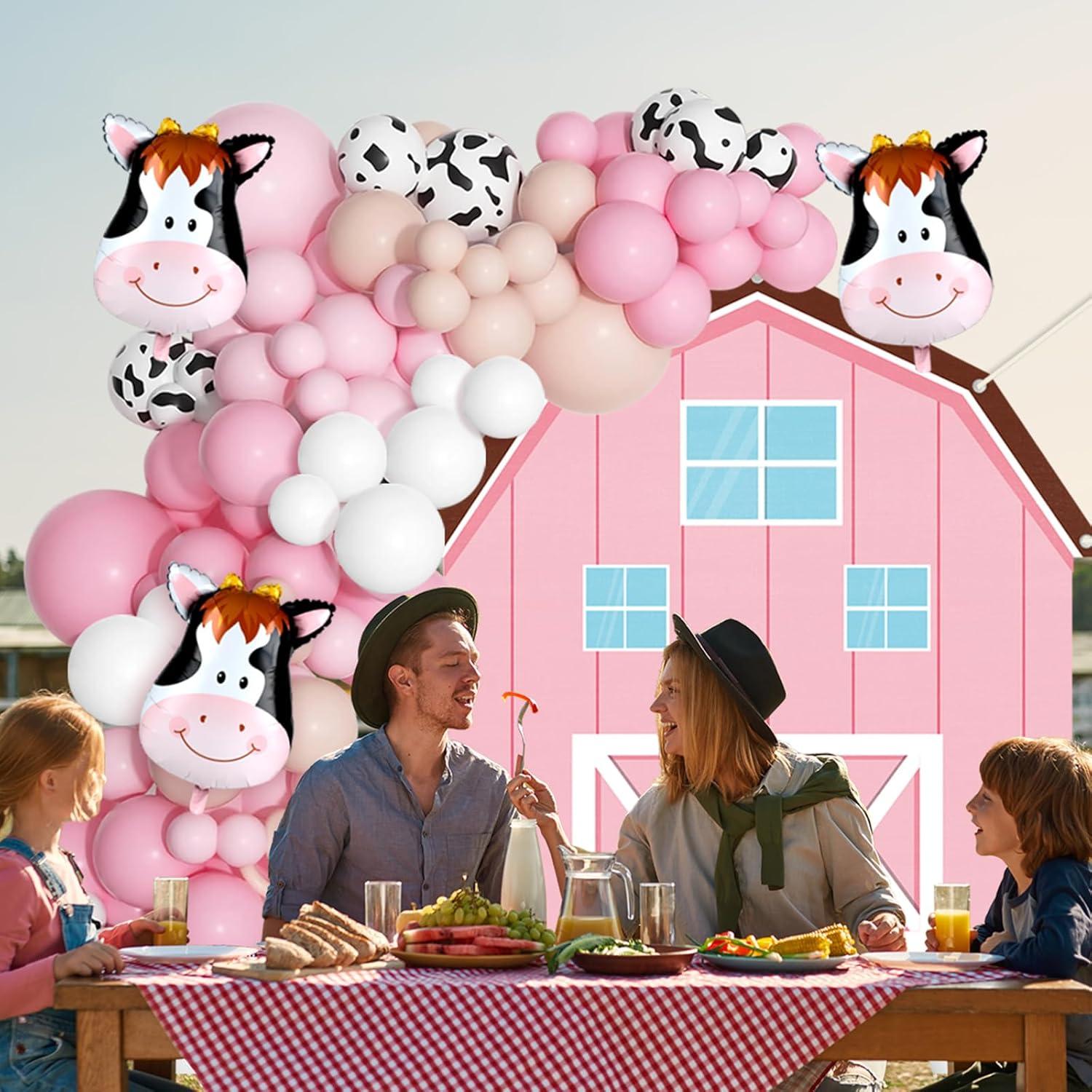 Kit de Decoración de Fiesta de Granja con Globos Ojustbeok