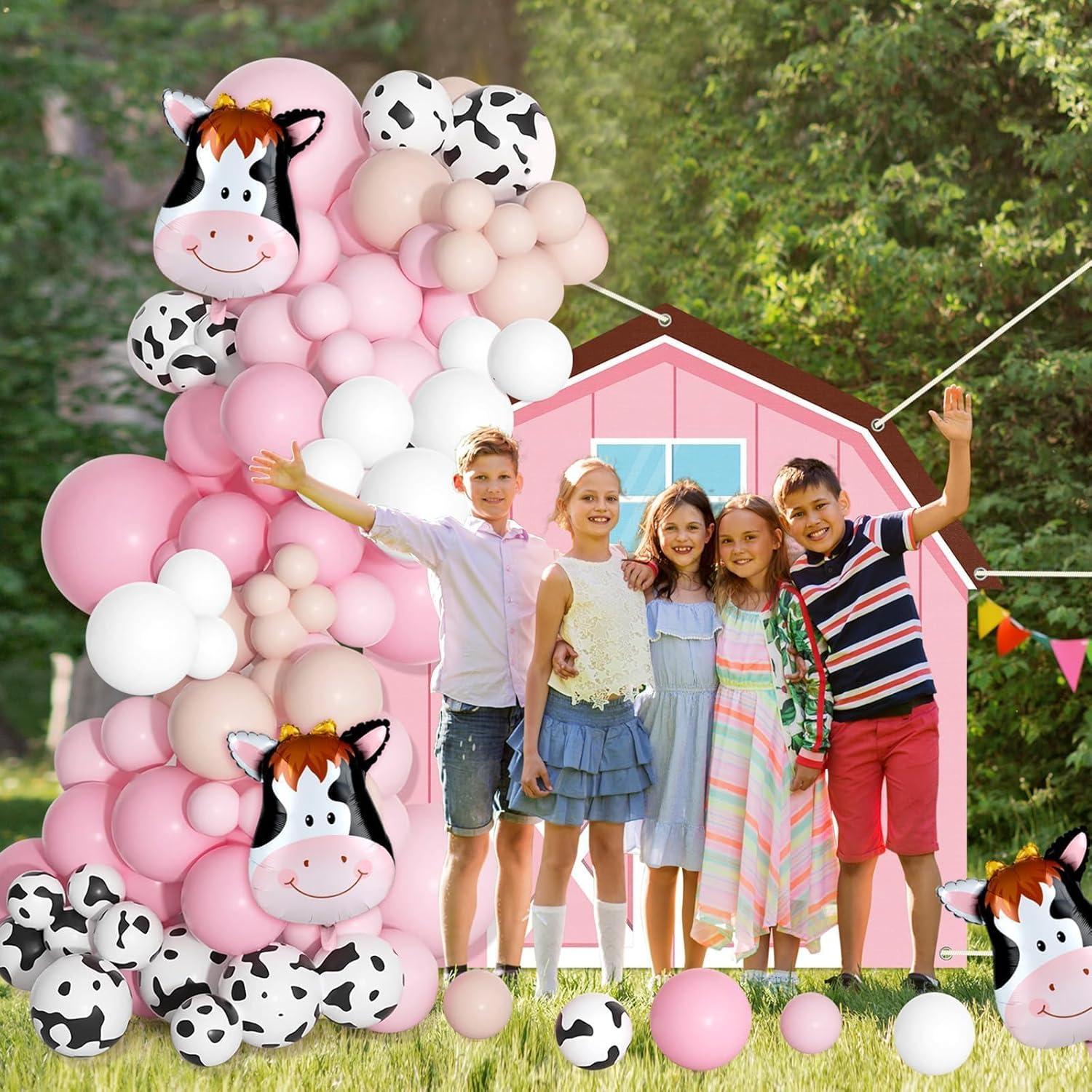 Kit de Decoración de Fiesta de Granja con Globos Ojustbeok