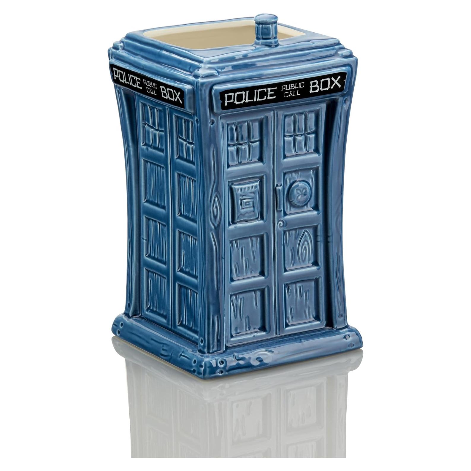 Taza Geeki Tikis Doctor Who TARDIS Cerámica 1.24L