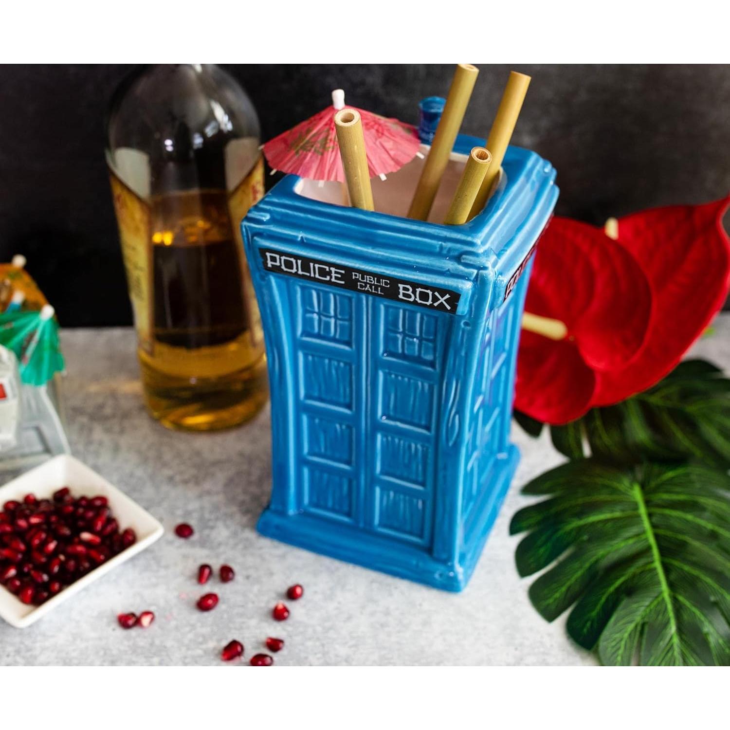 Taza Geeki Tikis Doctor Who TARDIS Cerámica 1.24L