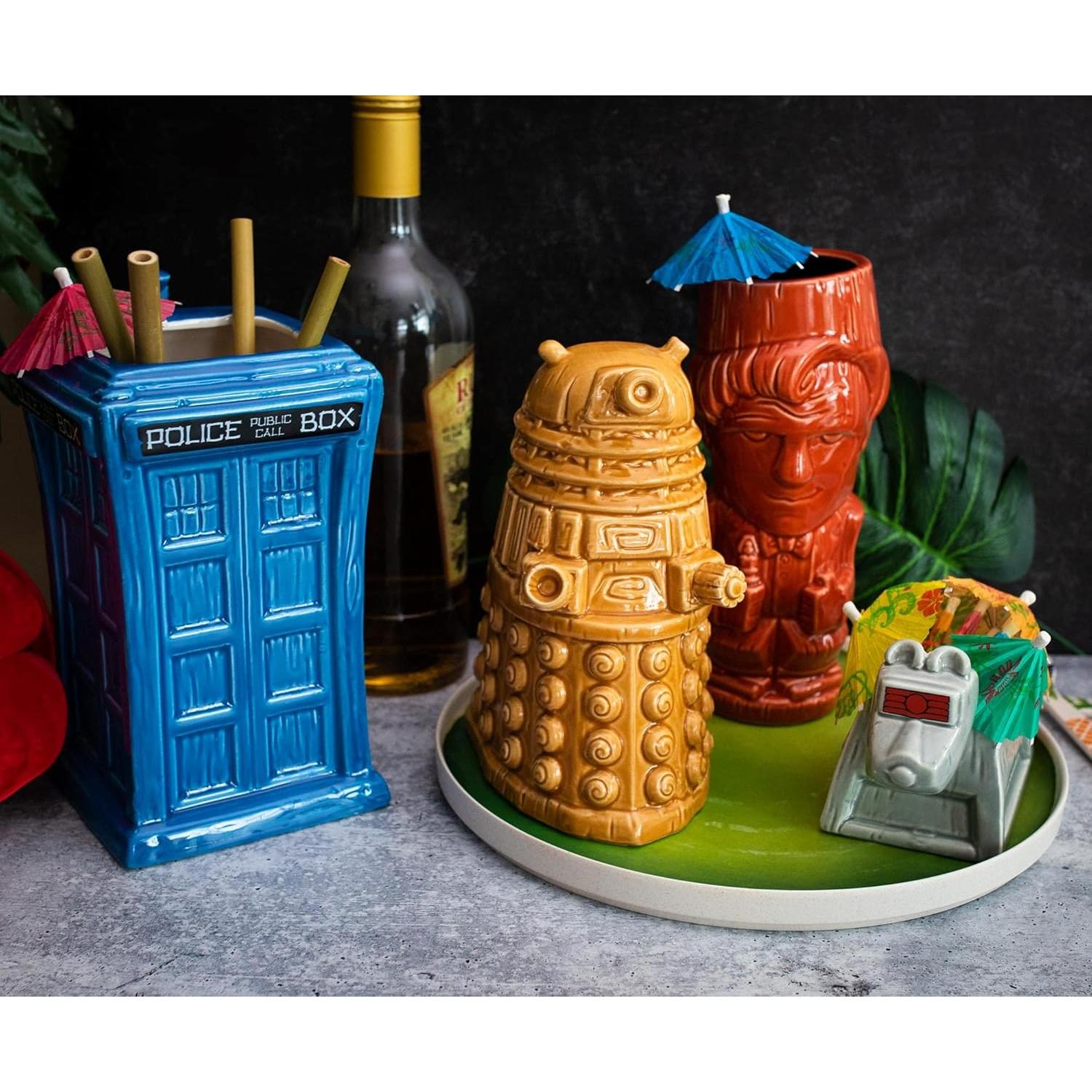 Taza Geeki Tikis Doctor Who TARDIS Cerámica 1.24L