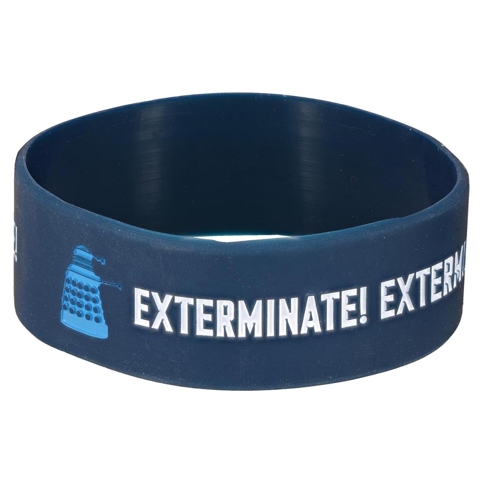 Pulsera de Goma Doctor Who Dalek Exterminar Oficial