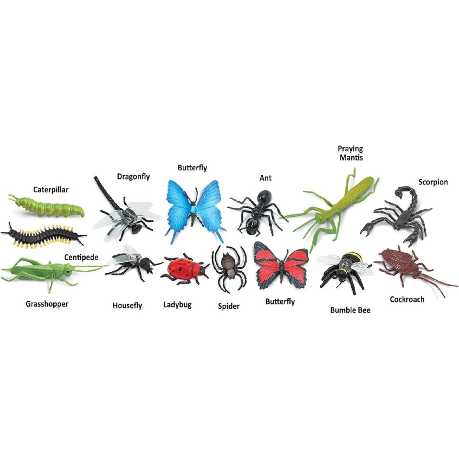 Safari Ltd. Insectos TOOB - 14 Mini Figuras Educativas