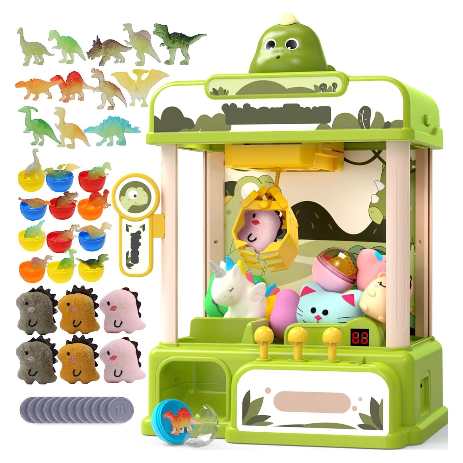 Máquina de Garras de Dinosaurio Skirfy para Niños con Sonido