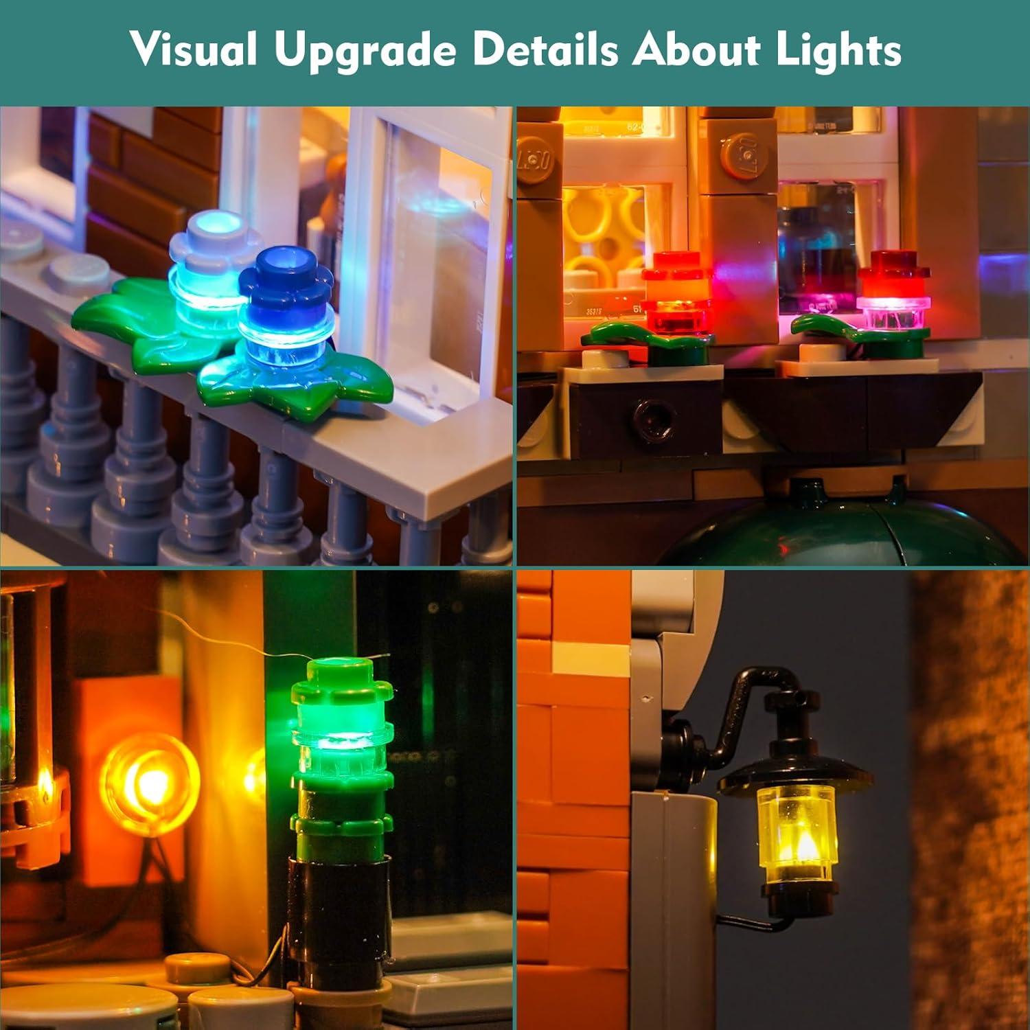 Kit de Iluminación LED LocoLee para LEGO 10351 Sherlock Holmes