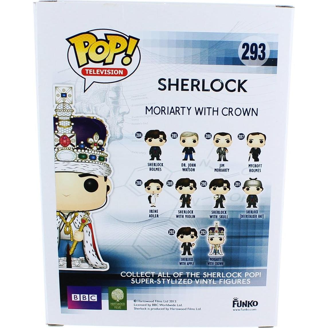 Funko Pop TV Sherlock - Figura Coleccionable Moriarty 9.5 cm
