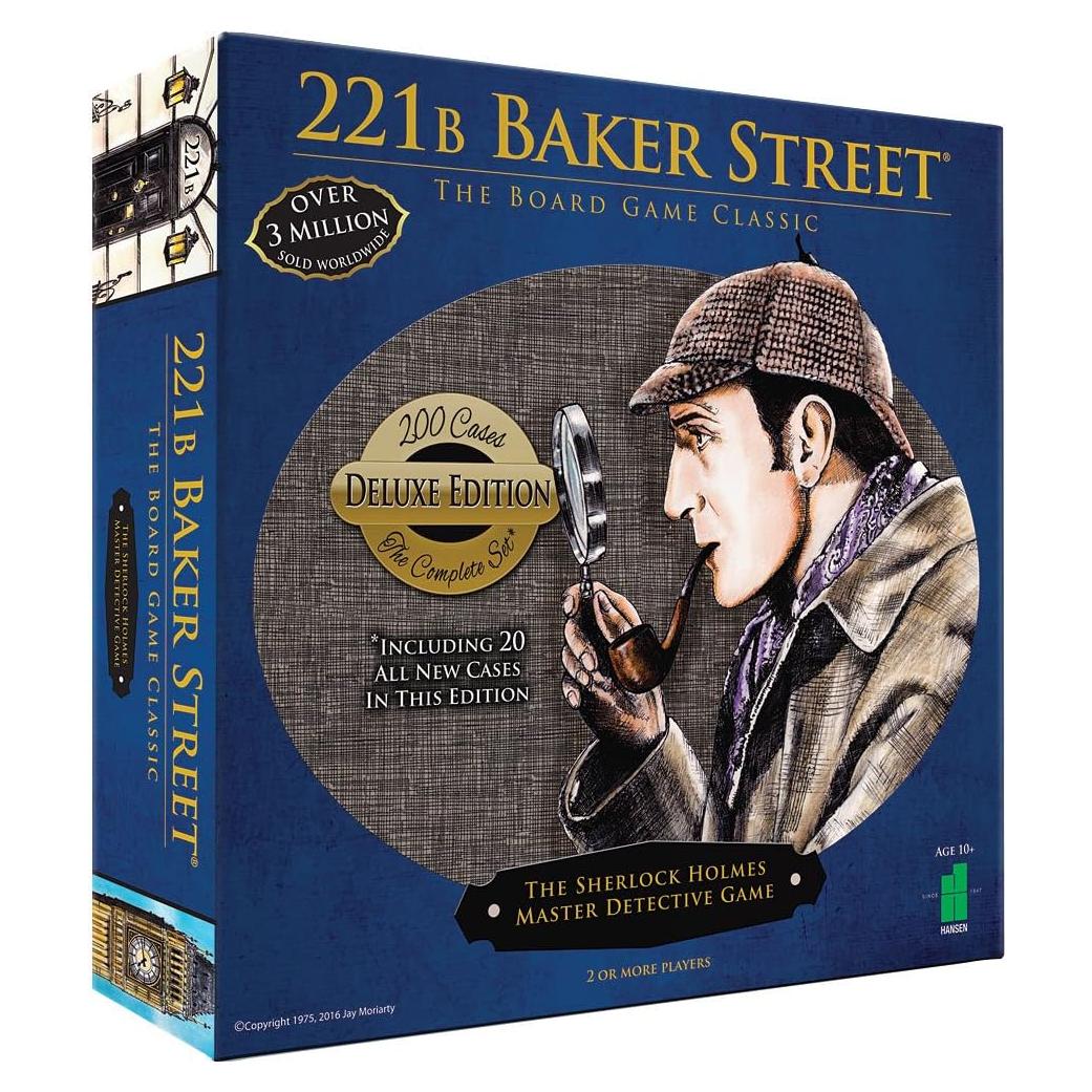Juego de Mesa Deluxe Sherlock Holmes 221B Baker Street - 200 Aventuras