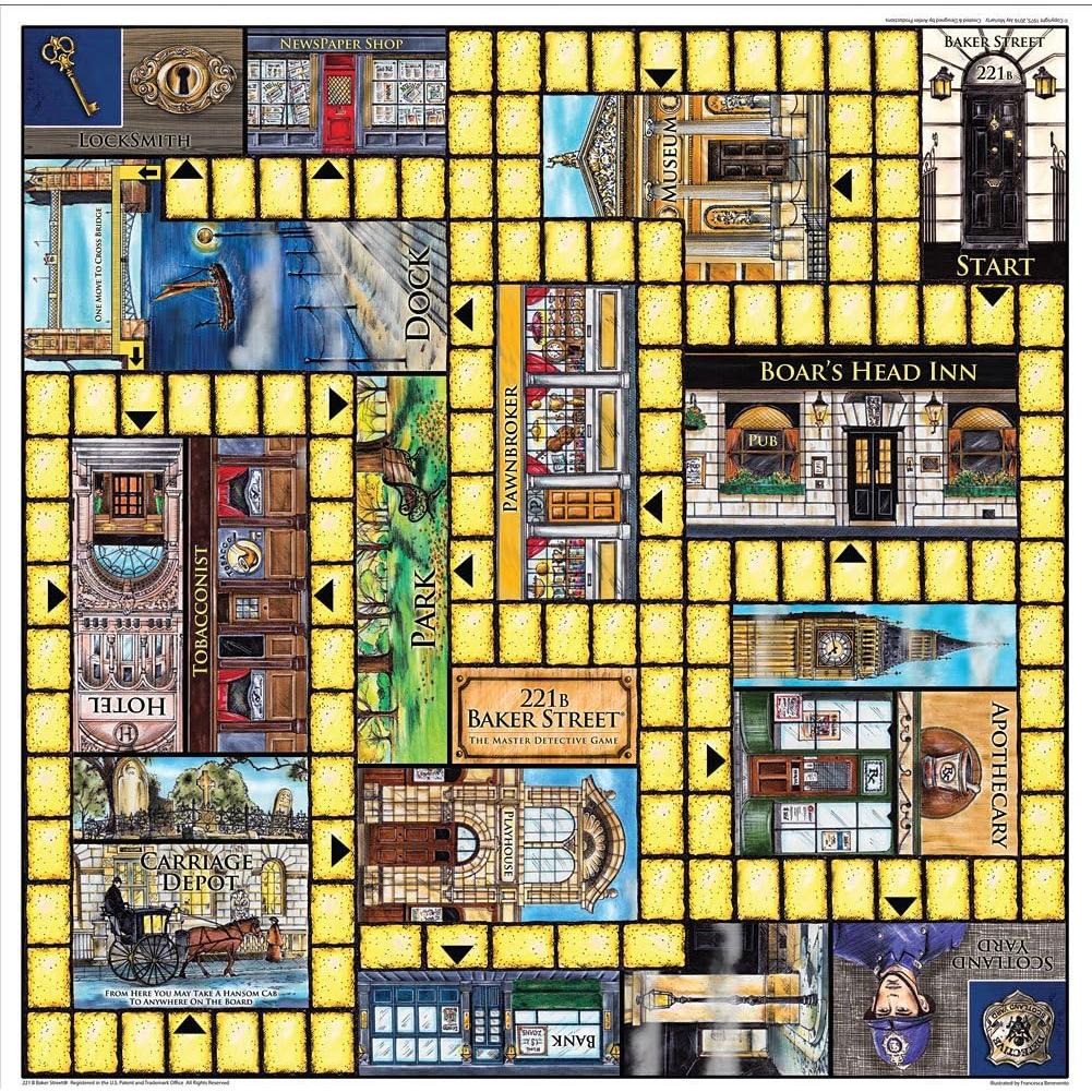 Juego de Mesa Deluxe Sherlock Holmes 221B Baker Street - 200 Aventuras