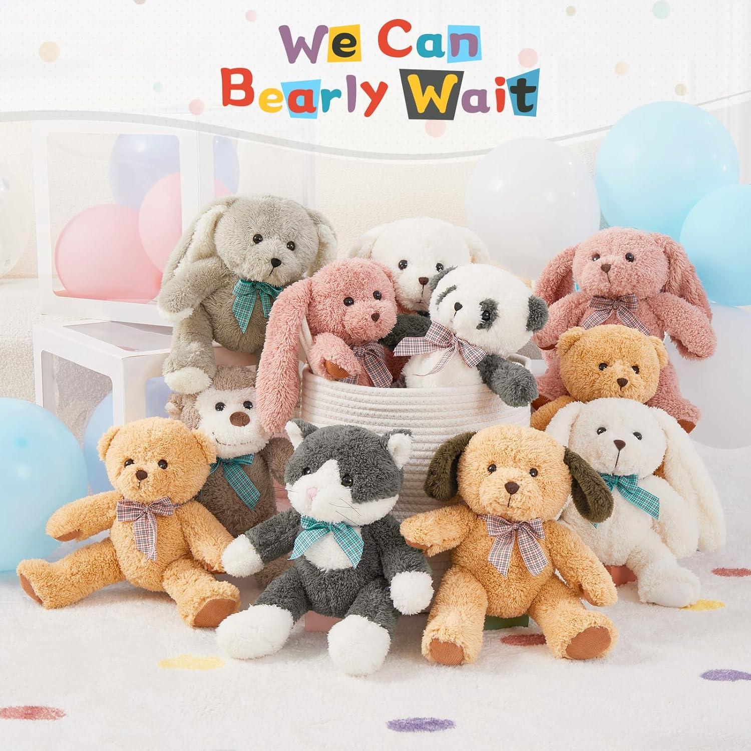 MaoGoLan Set 8 Animales de Peluche 32 cm para Niños