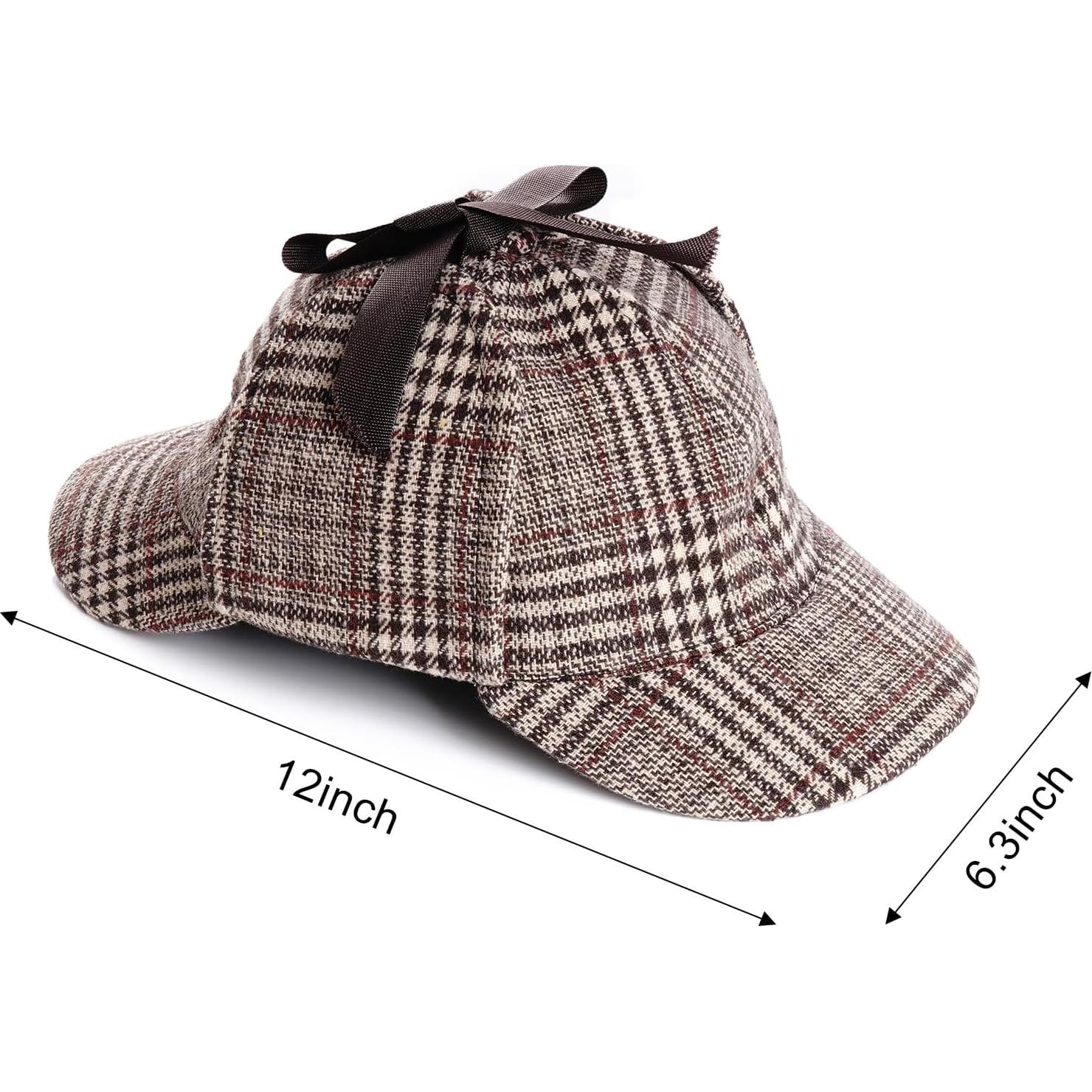 Conjunto de Accesorios de Disfraz de Detective HOVEOX - Sombrero, Lupa y Gafas