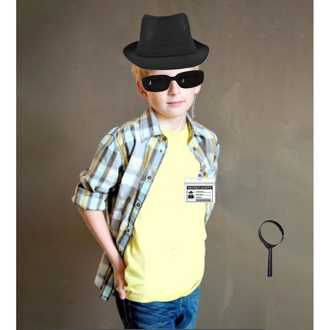 Disfraz de Detective WETEPUXI 5 Piezas para Niños