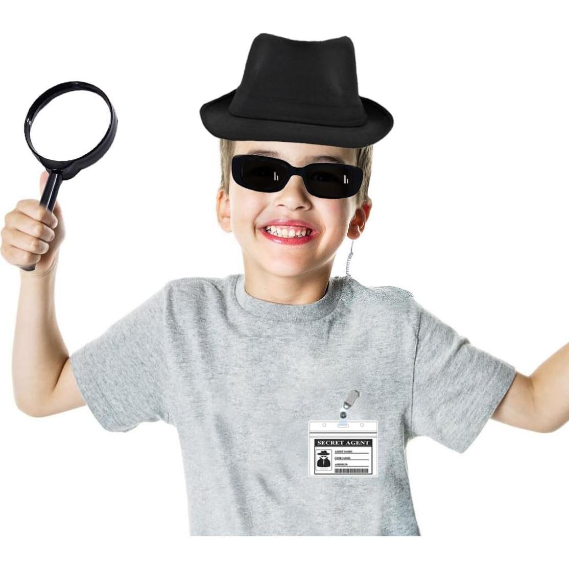 Disfraz de Detective WETEPUXI 5 Piezas para Niños