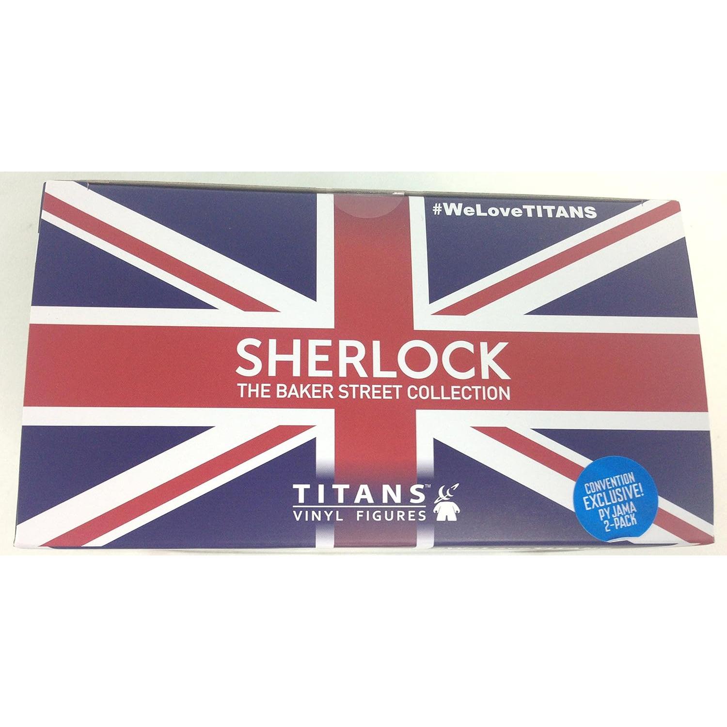 Pijamas Figuras de Vinilo 3" Titan Sherlock y John 2-Pack