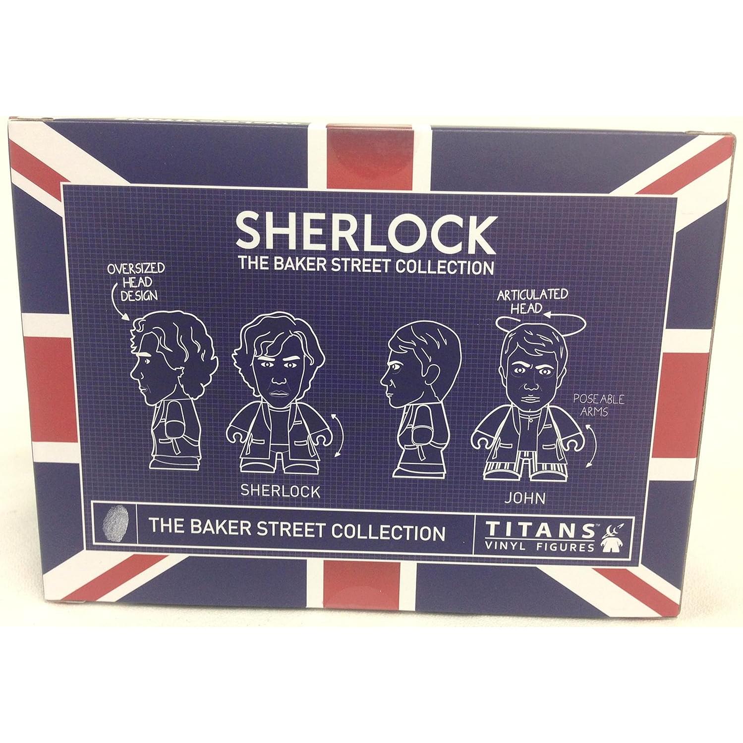 Pijamas Figuras de Vinilo 3" Titan Sherlock y John 2-Pack