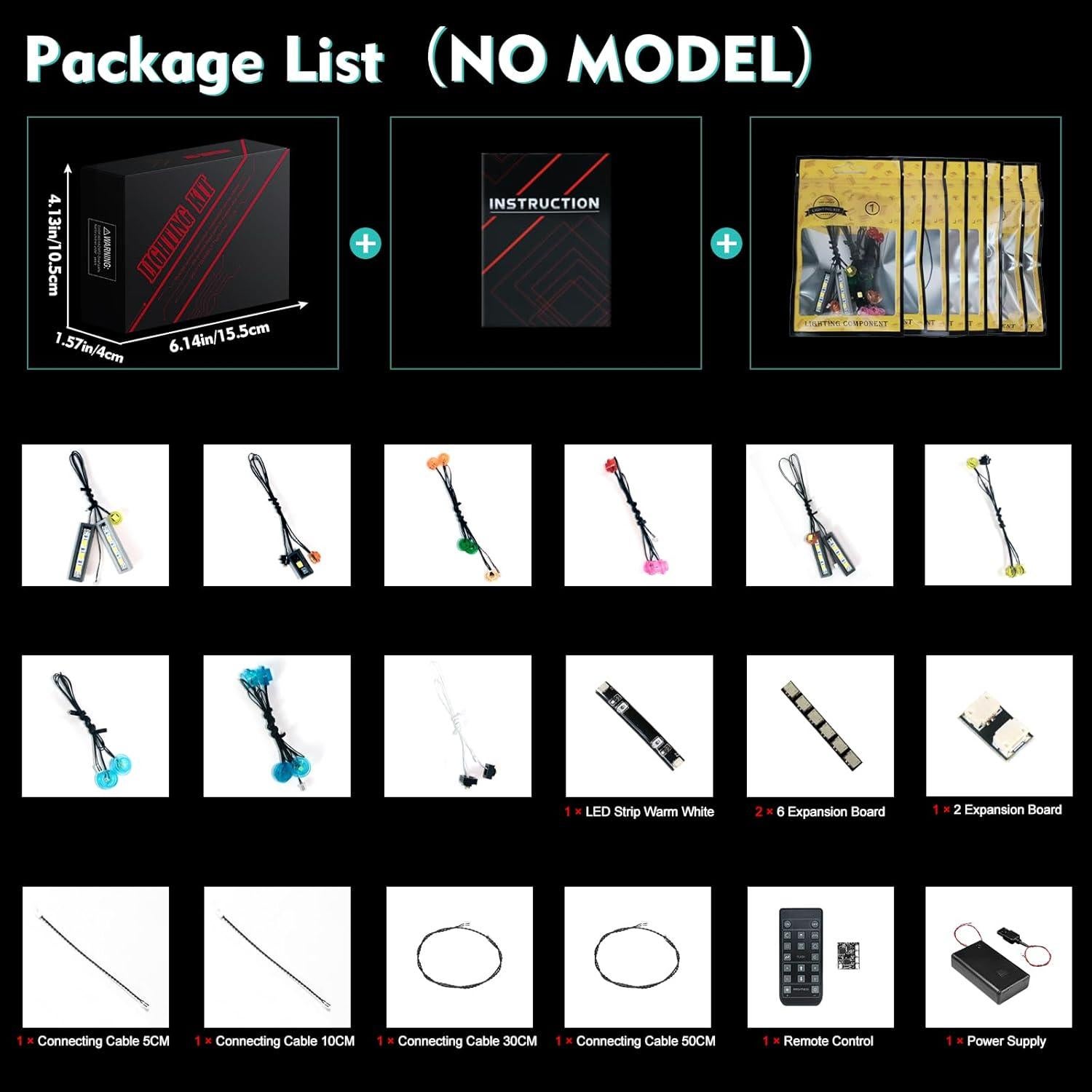 Kit de Iluminación LED LocoLee para LEGO 10351 Sherlock Holmes