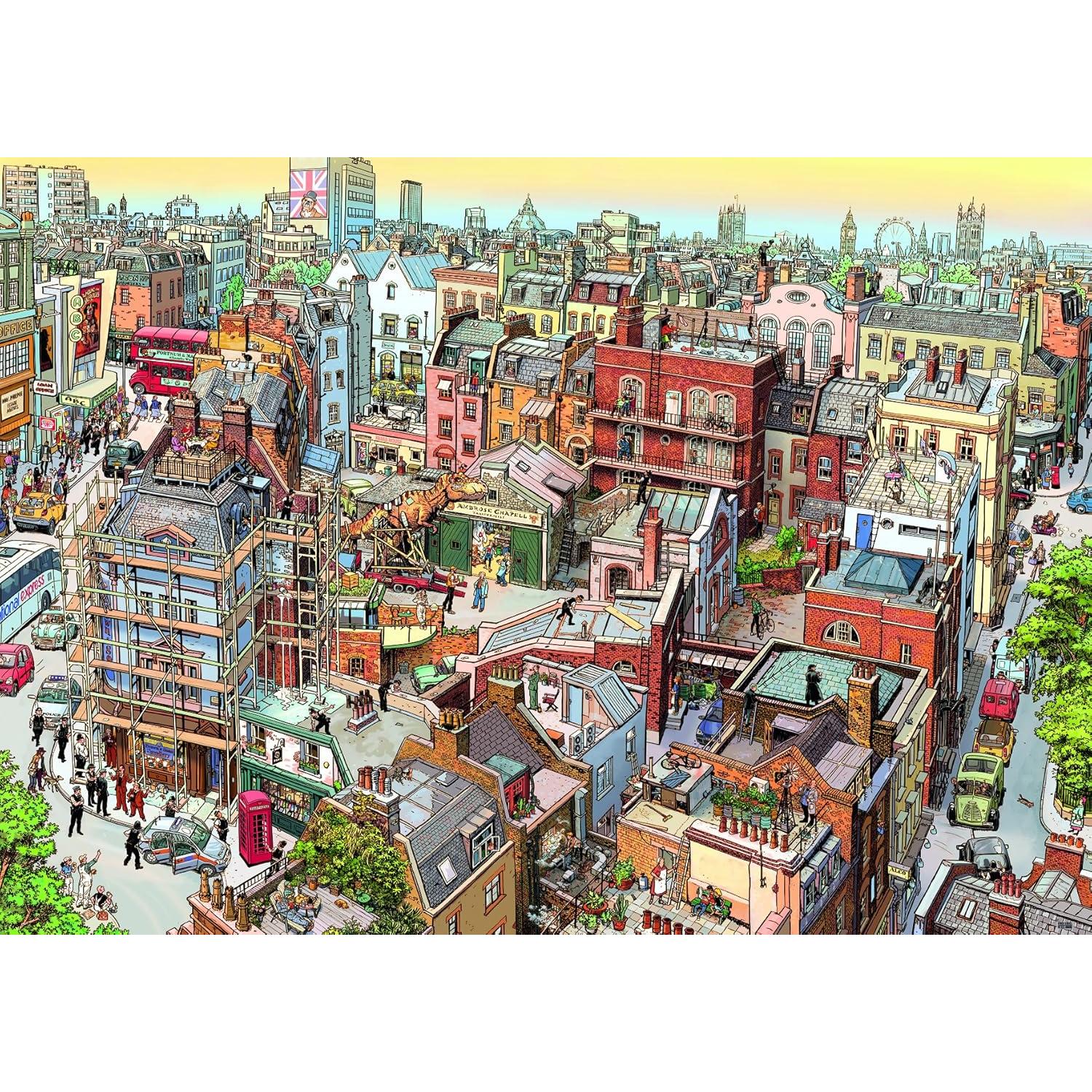 Rompecabezas Heye 2000 Piezas Triangular Multicolor 96.6x68.8cm