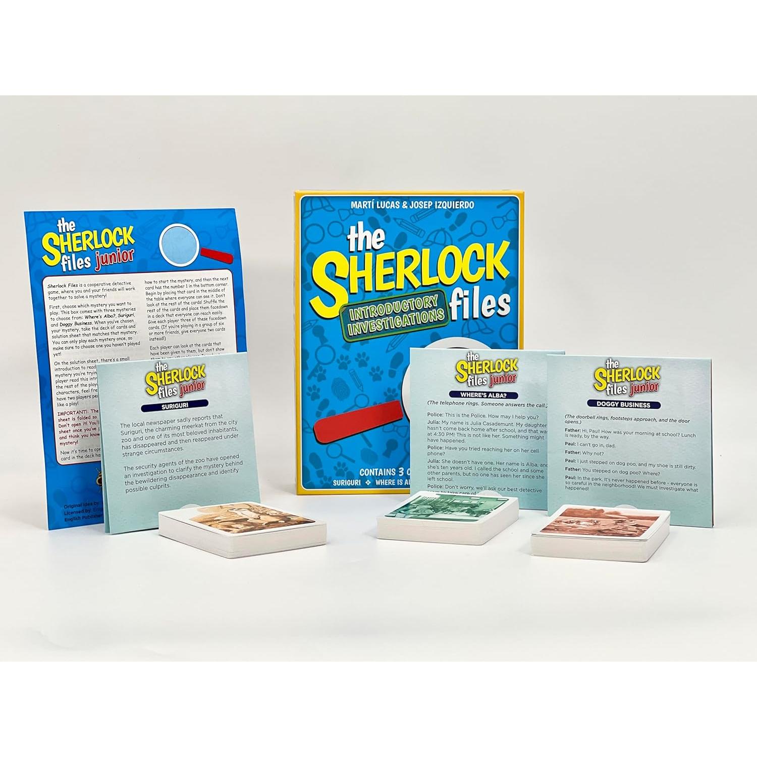 Juego de Mesa Sherlock Files Jr - Investigaciones para Niños