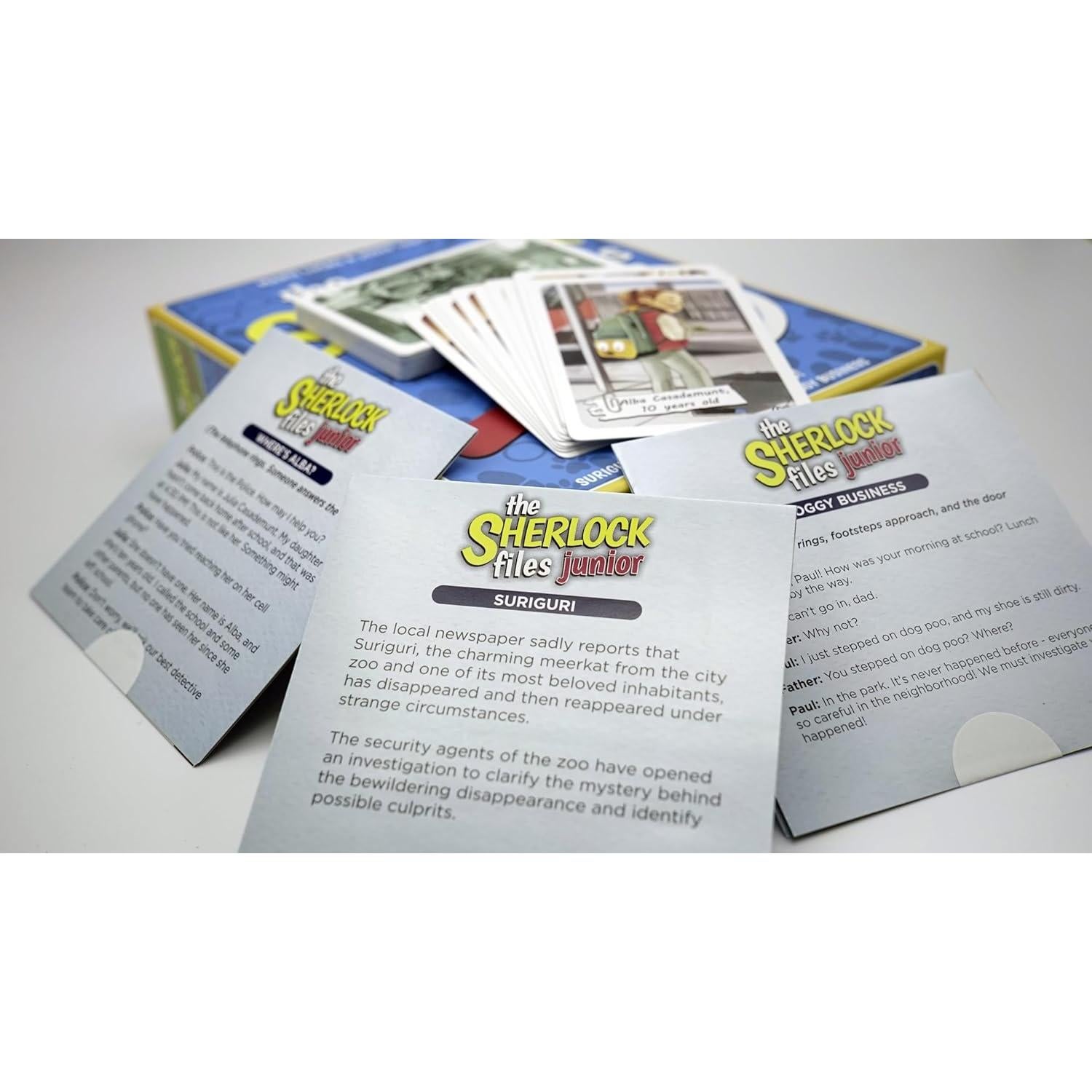 Juego de Mesa Sherlock Files Jr - Investigaciones para Niños
