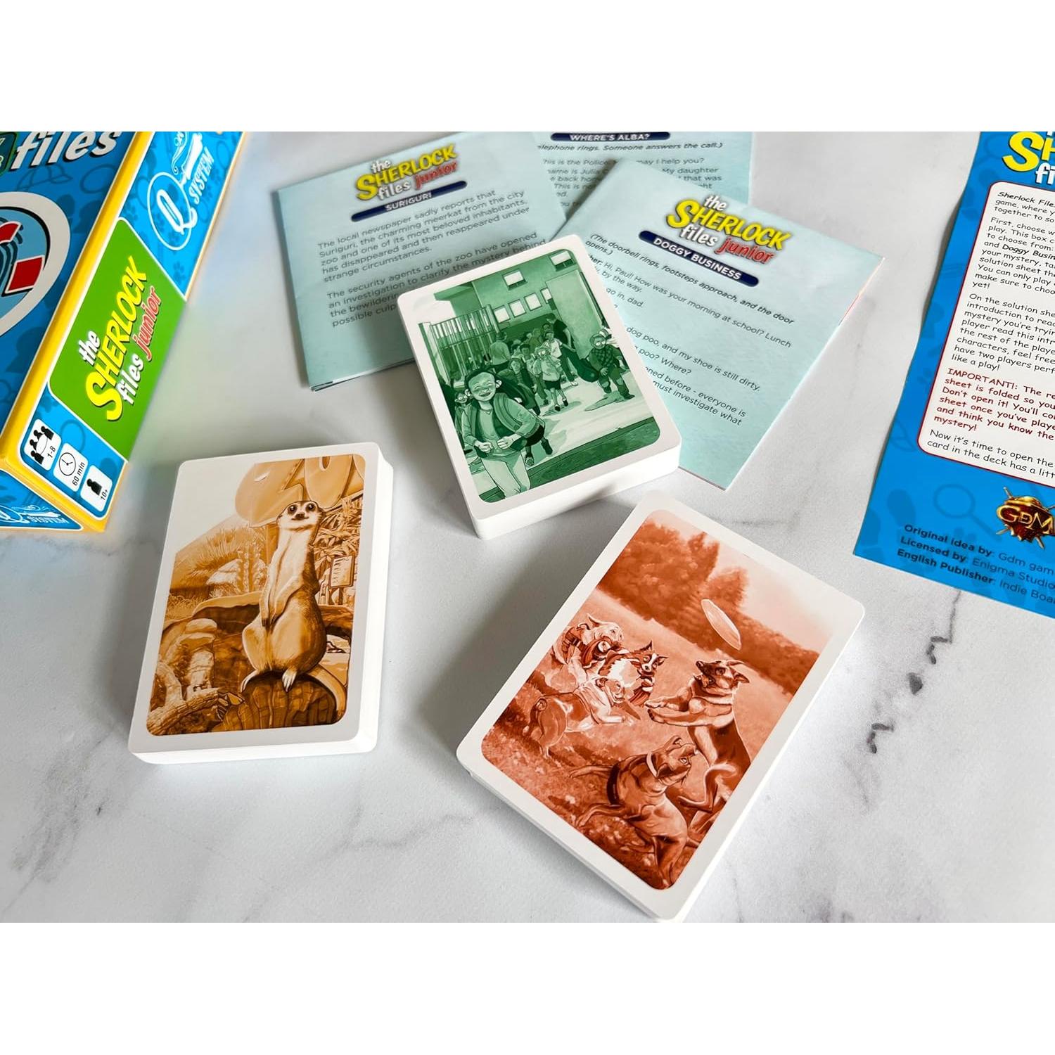 Juego de Mesa Sherlock Files Jr - Investigaciones para Niños
