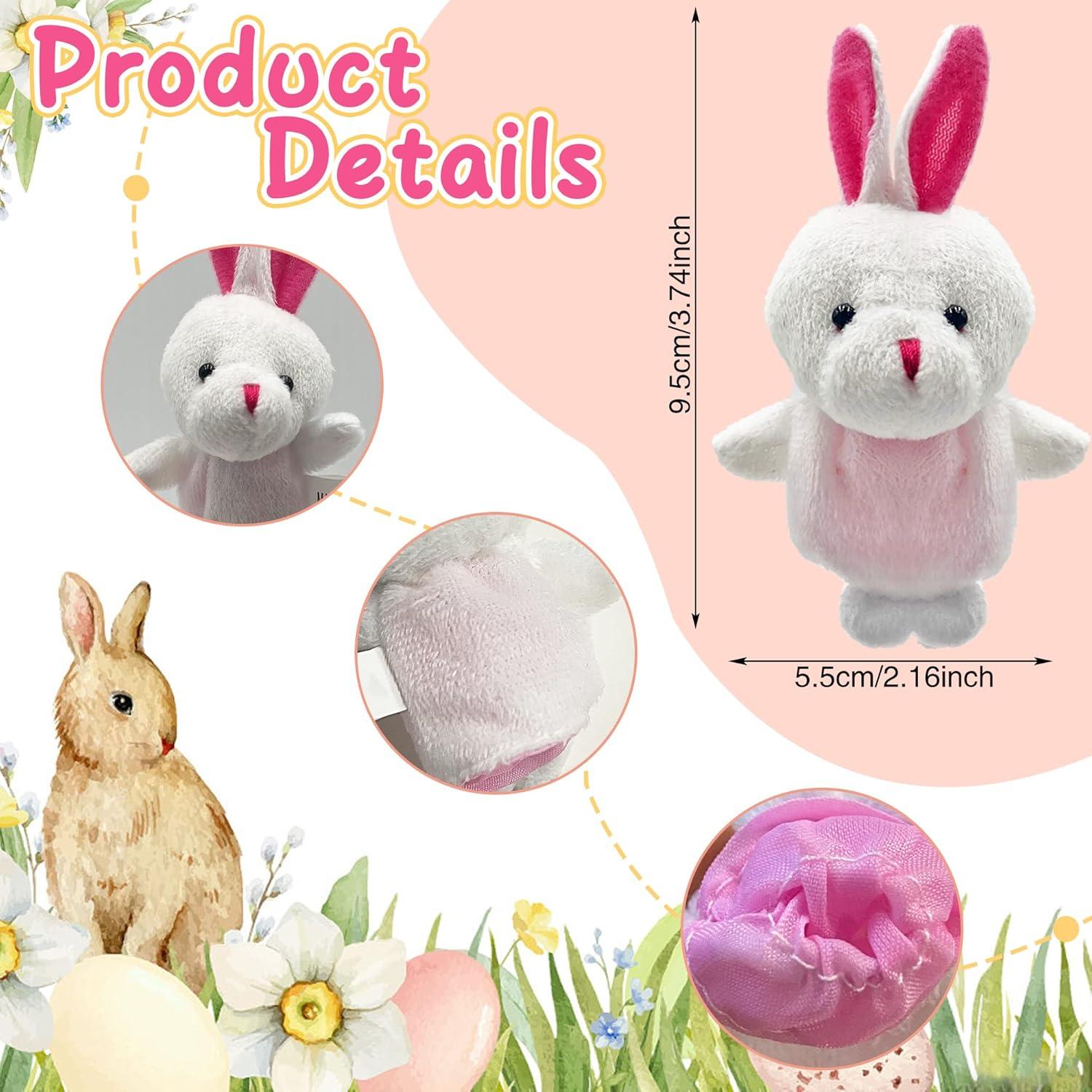 Juego de 24 Marionetas de Dedo XIPEGPA Animales Peluche