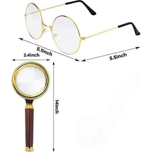 Sombrero de Detective para Niños Beelittle + Lupa y Accesorios