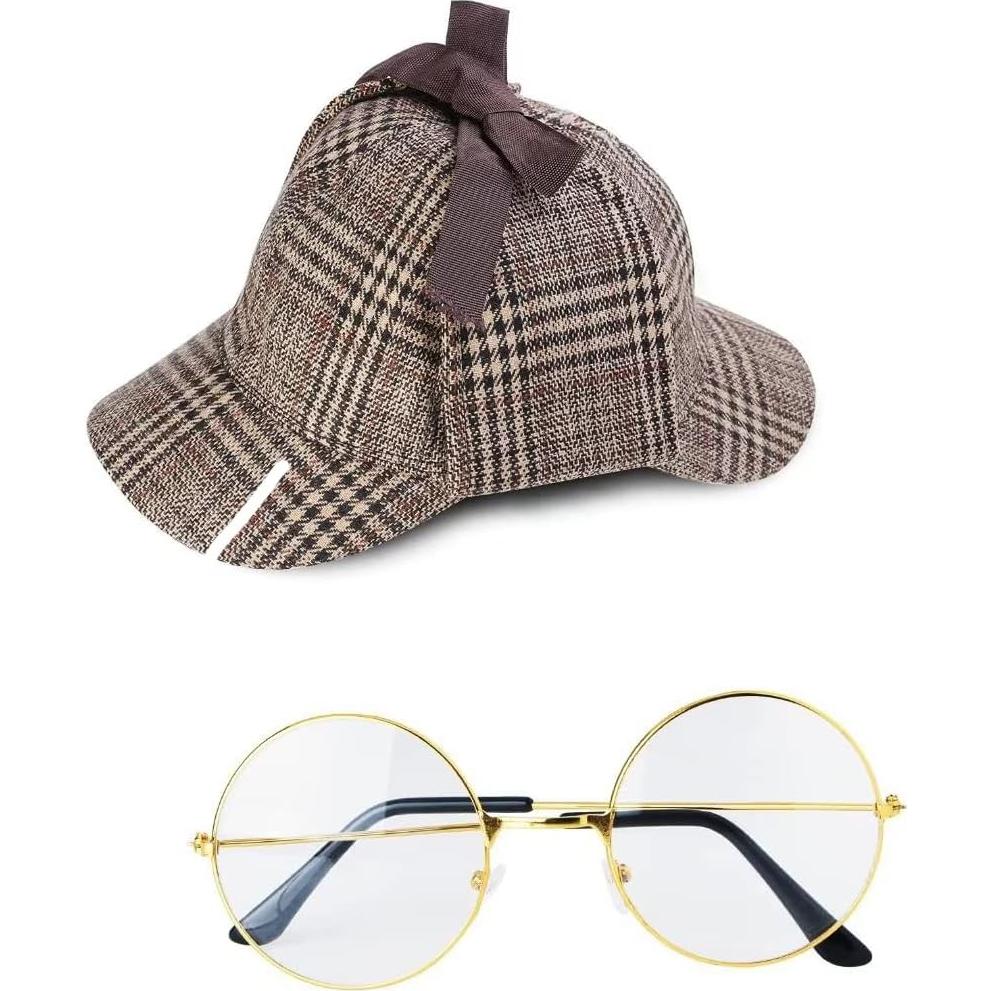 Sombrero de Detective para Niños Beelittle + Lupa y Accesorios