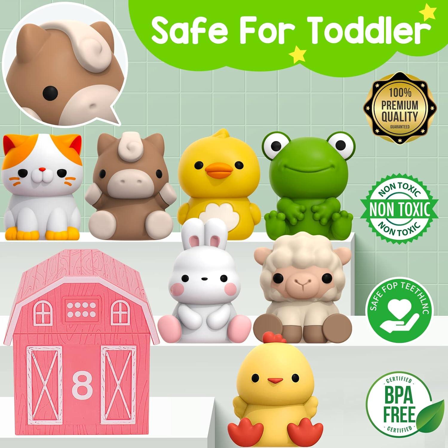 Juguetes Educativos KMUYSL Animales de Granja 12-36 Meses