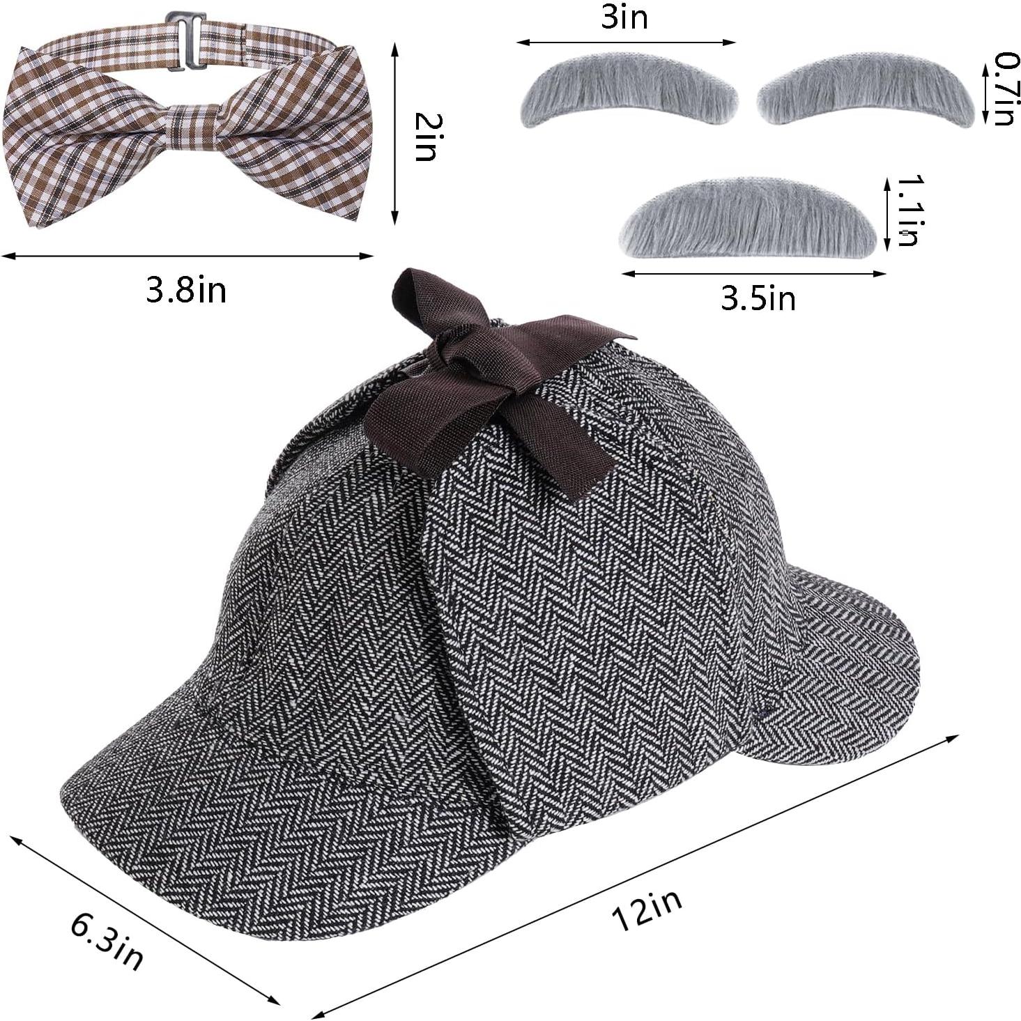 Disfraz de Detective HOVEOX con Sombrero y Accesorios