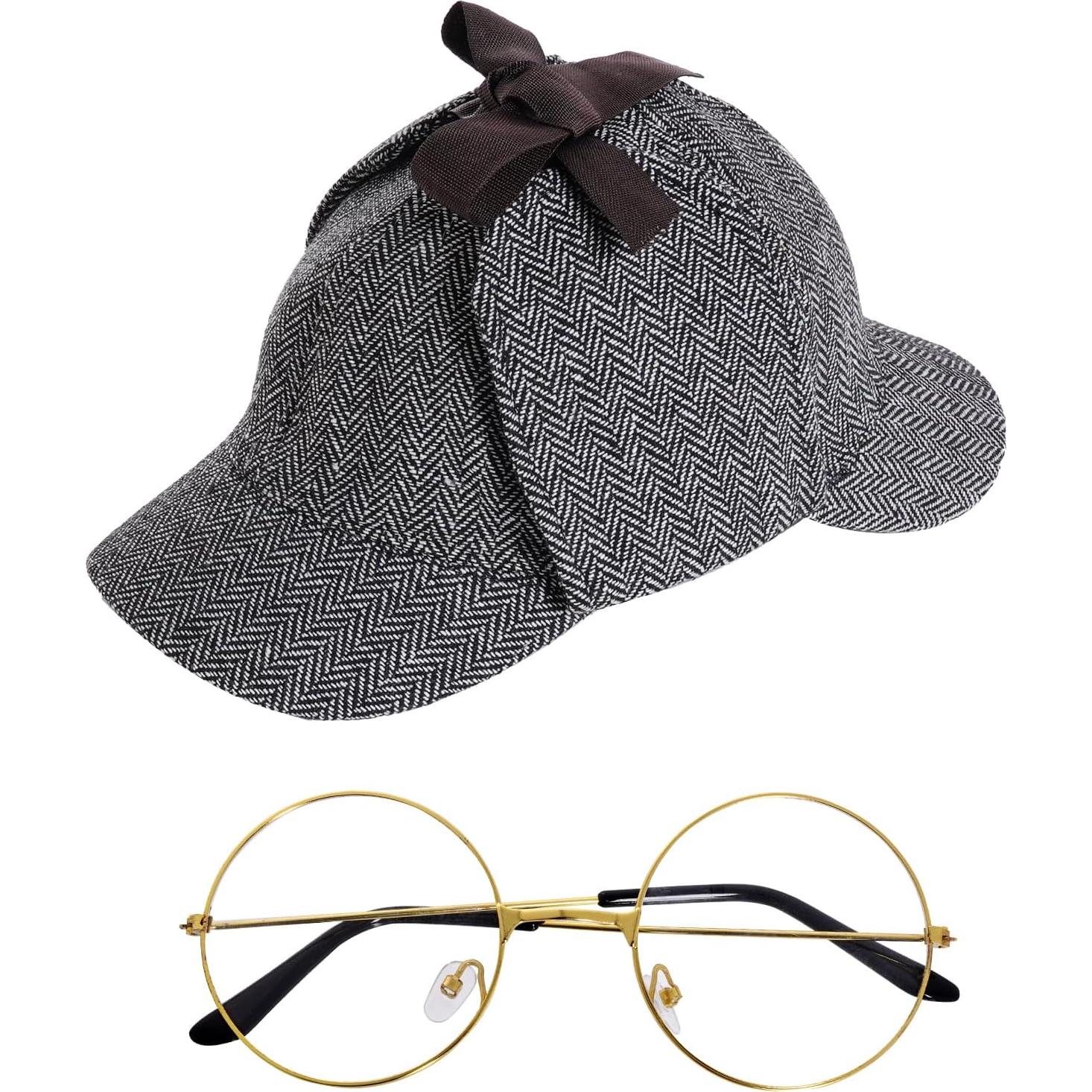 Disfraz de Detective HOVEOX con Sombrero y Accesorios