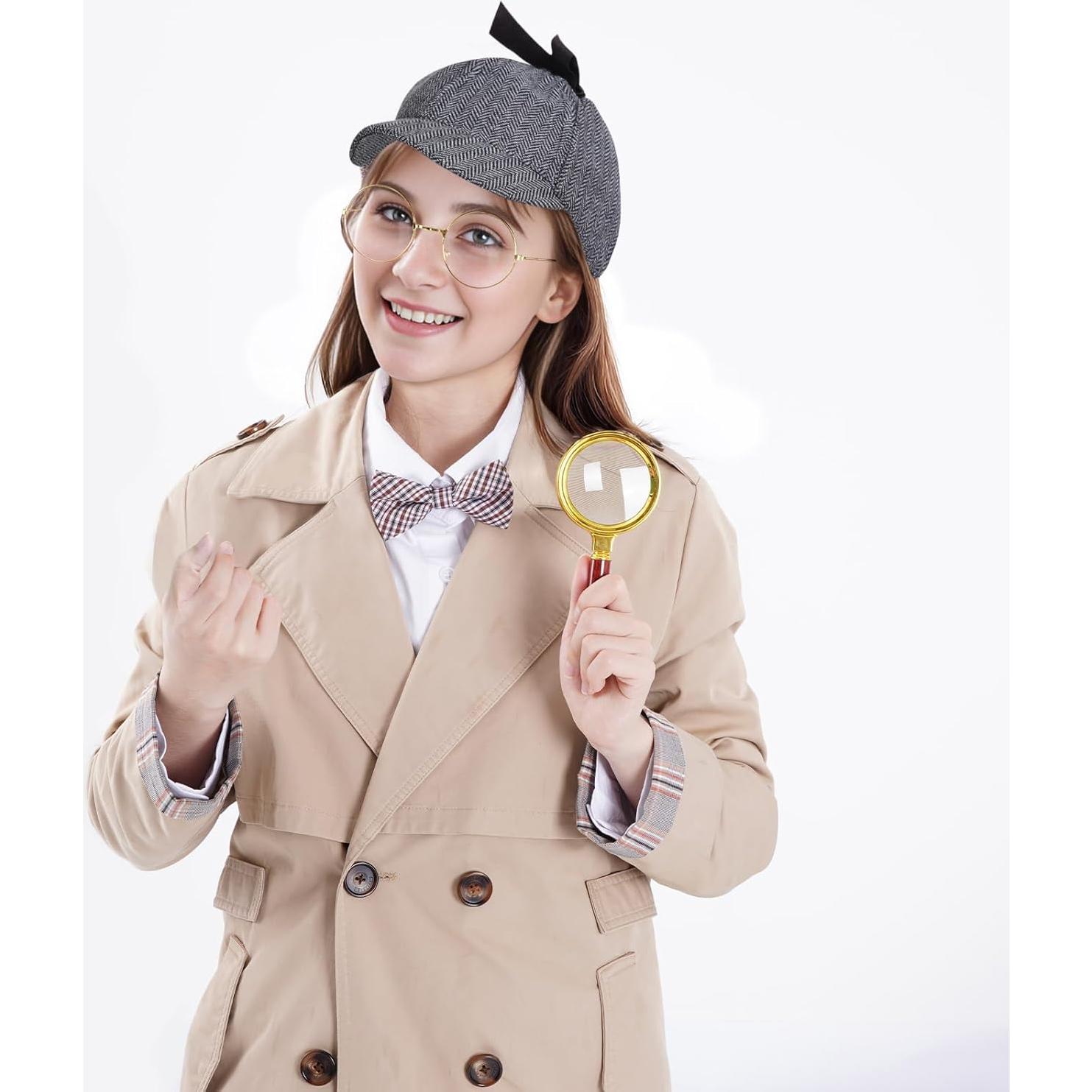 Disfraz de Detective HOVEOX con Sombrero y Accesorios