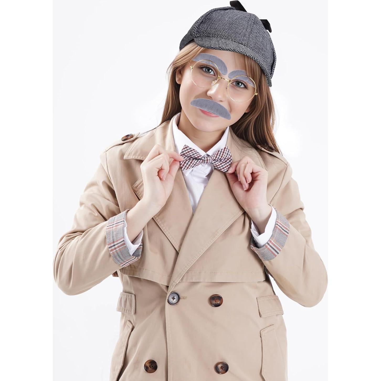 Disfraz de Detective HOVEOX con Sombrero y Accesorios