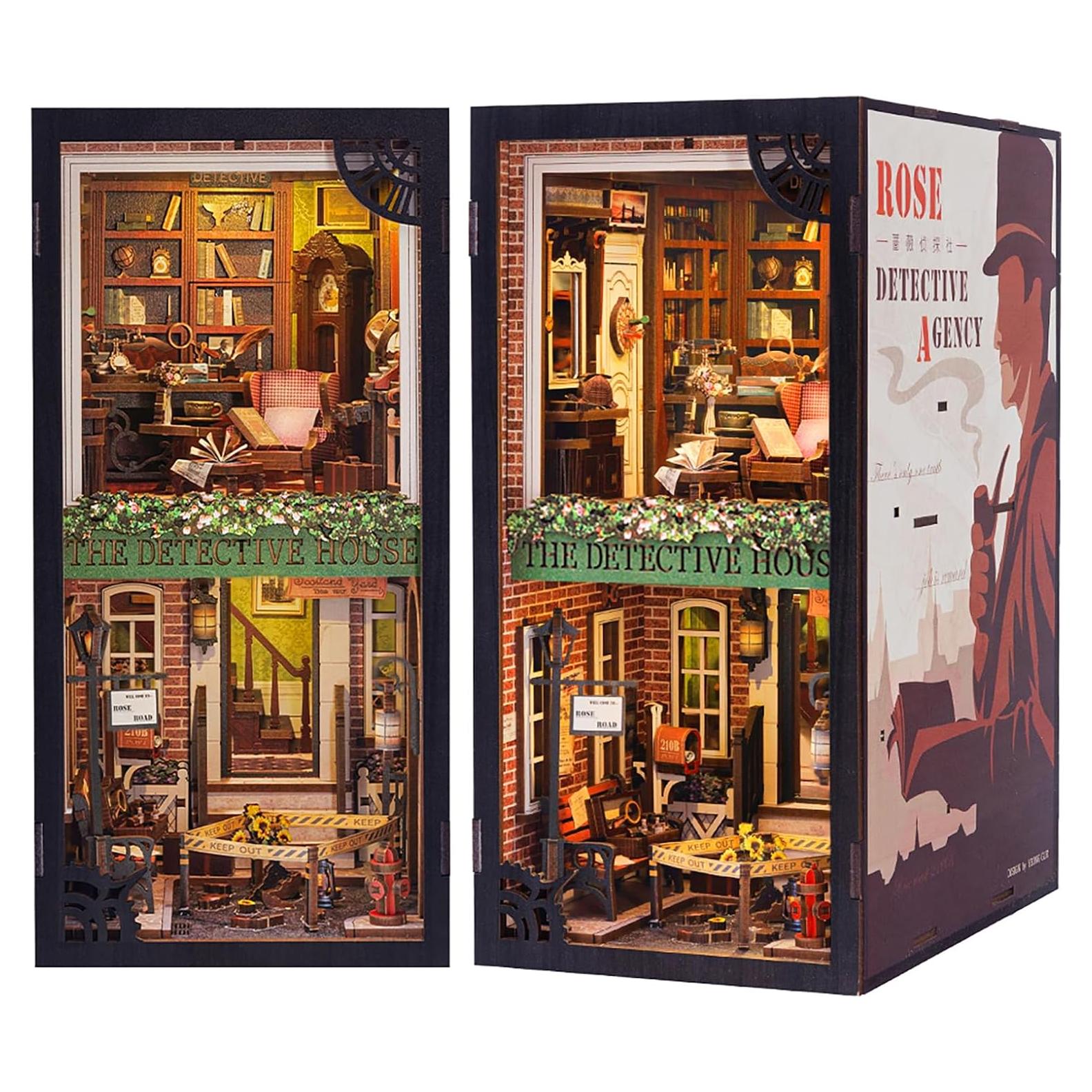 Kit de Casa en Miniatura DIY Cutebee - Agencia de Detectives Rosa