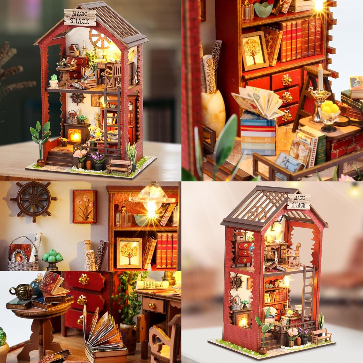 Kit Miniatura Rincón de Libros Flever Casa de Libros 3D