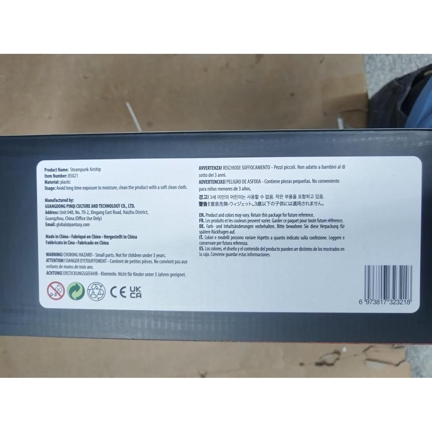 Set de Construcción Aeronave Steampunk PANTASY 1949 - 2.81 kg