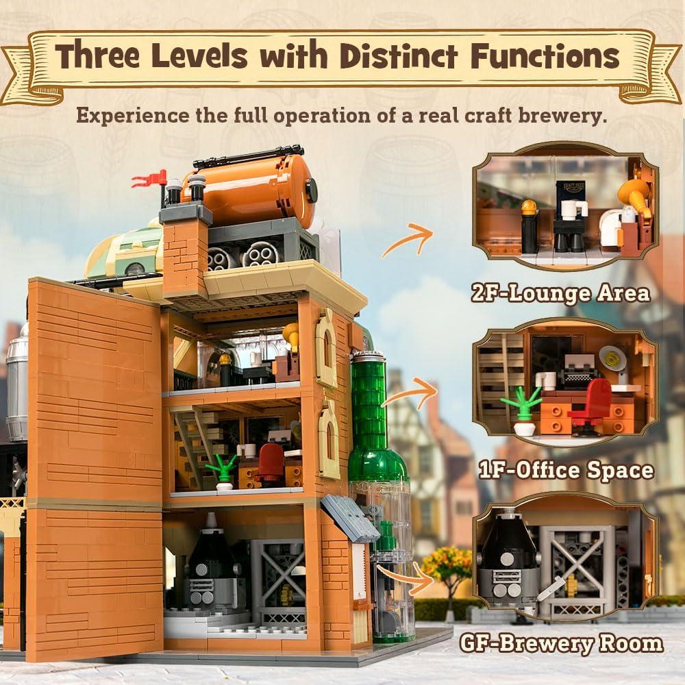 Juego de Construcción Cervecería Artesanal PANTASY 85023