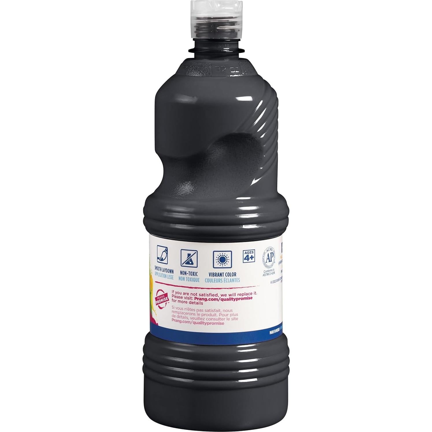 Pintura Tempera Lavable Prang Negra 0,95 L Botella