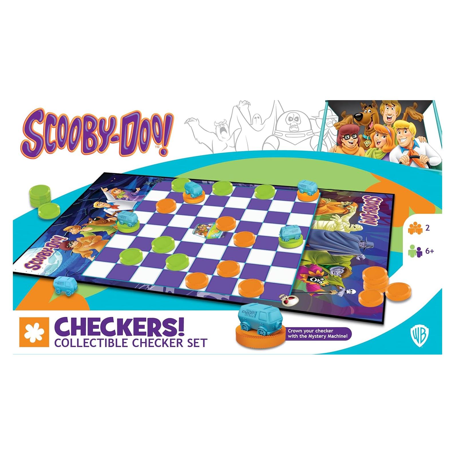 Juego de Damas Scooby Doo MasterPieces 34.3x20.3cm para 2 Jugadores