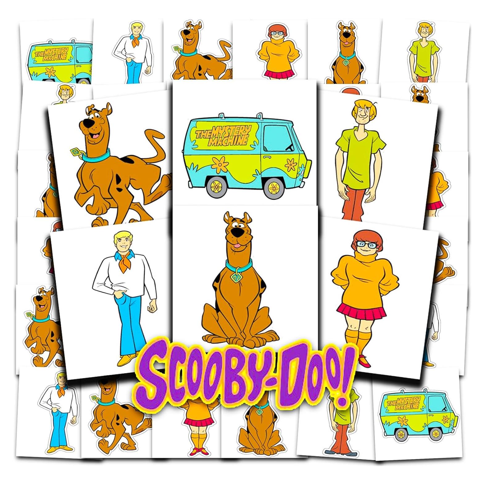Paquete de 72 Tatuajes Temporales Scooby Doo - Crenstone