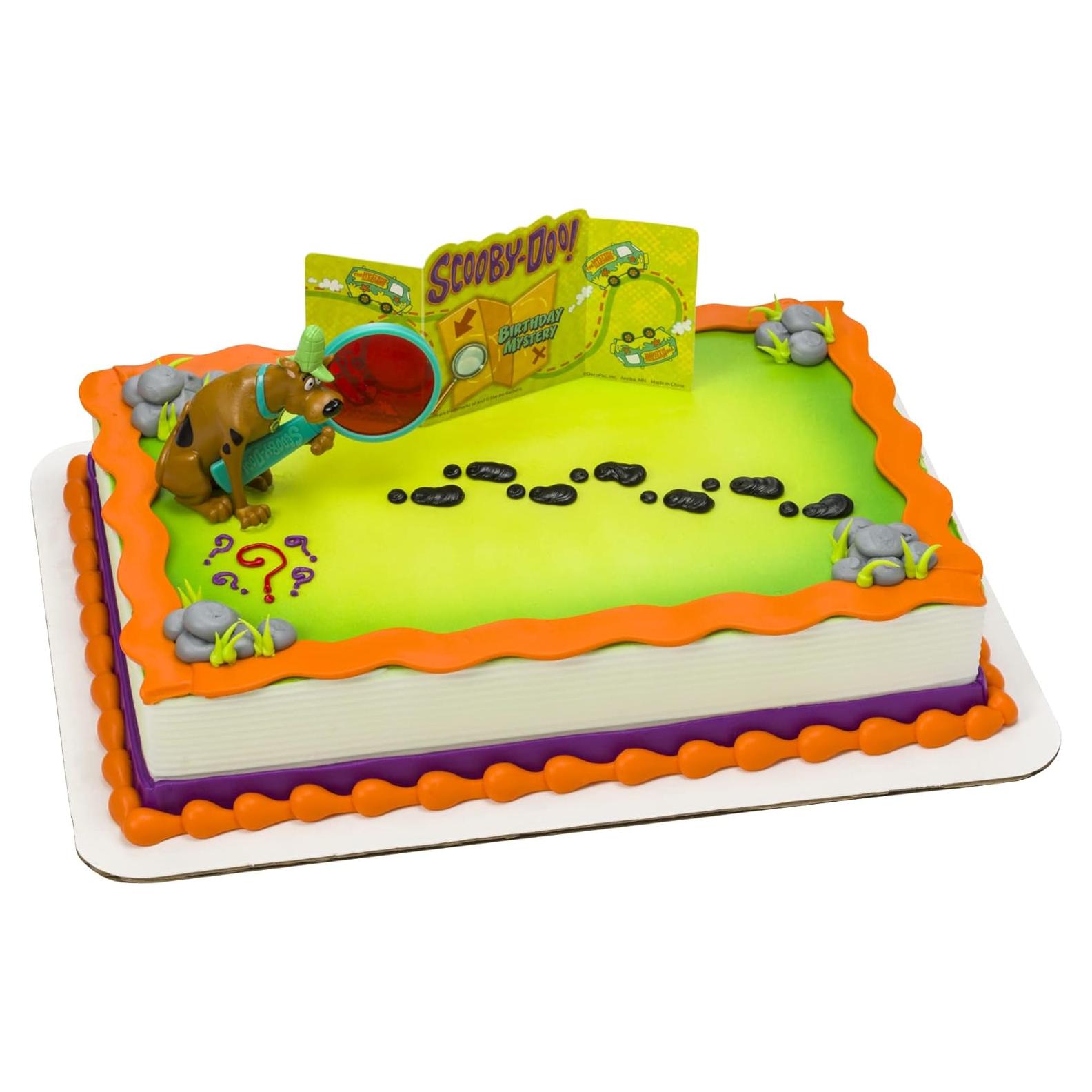 Set Decoración Pastel Scooby-Doo! Misterio Revelado 3 Piezas