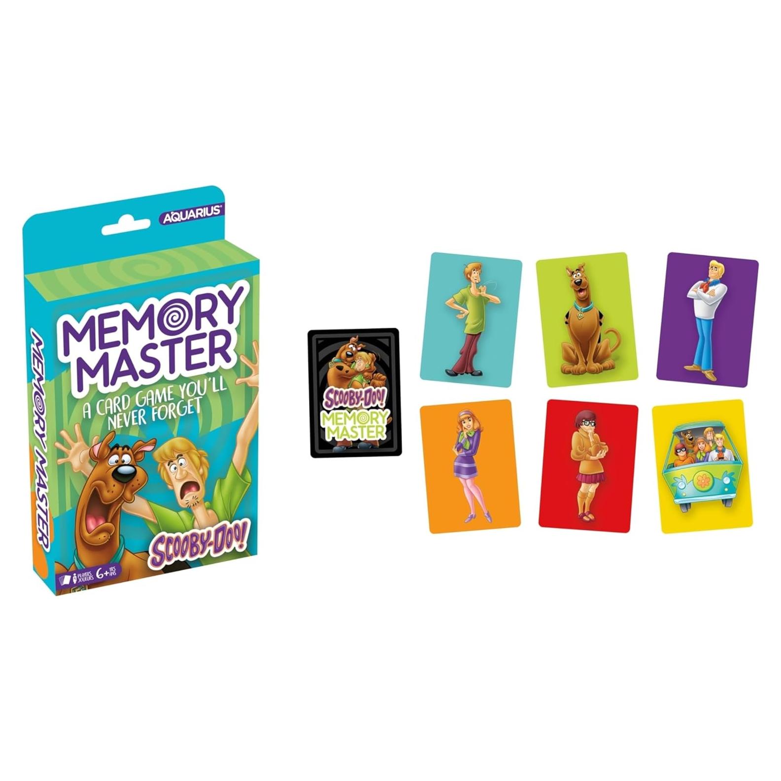 Juego de Cartas Memory Master AQUARIUS Scooby Doo - 4 Jugadores