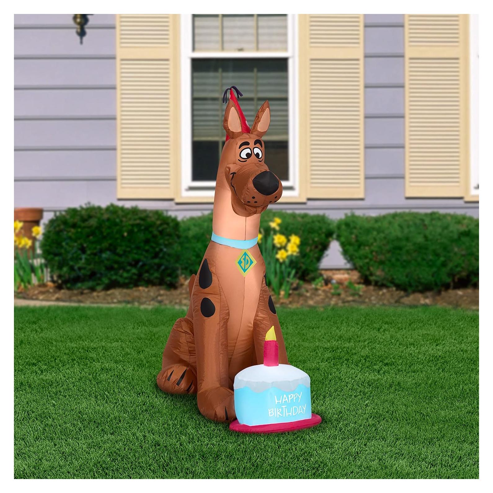 Inflable de Cumpleaños Scooby-Doo Gemmy 98x53x107 cm