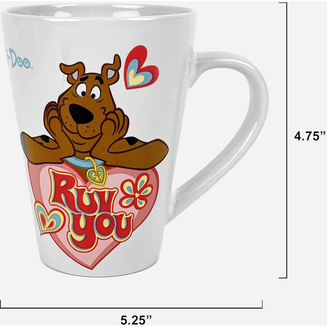 Set de Regalo Taza Cerámica y Peluche Scooby-Doo Megatoys