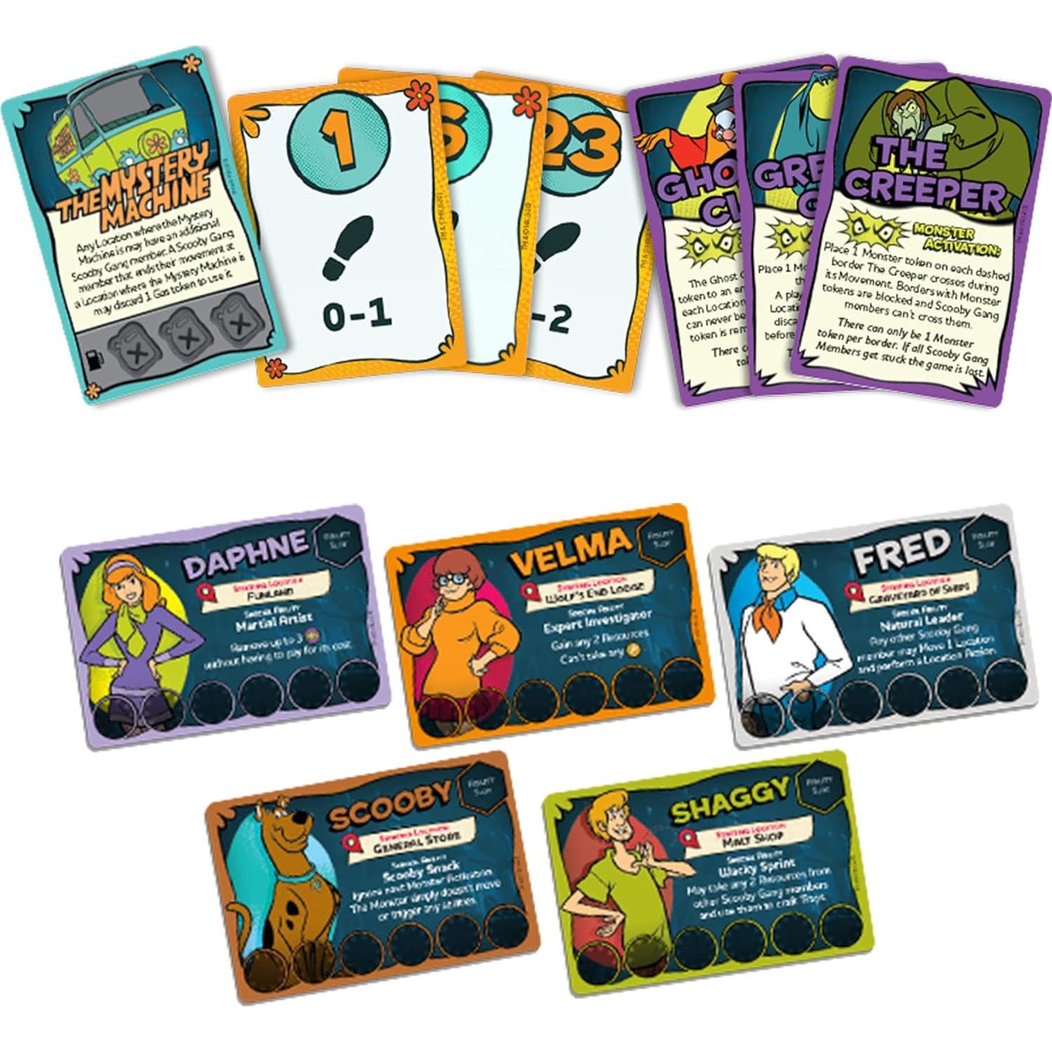 Juego de Mesa Scooby-Doo! Cooperativo para 1-5 Jugadores
