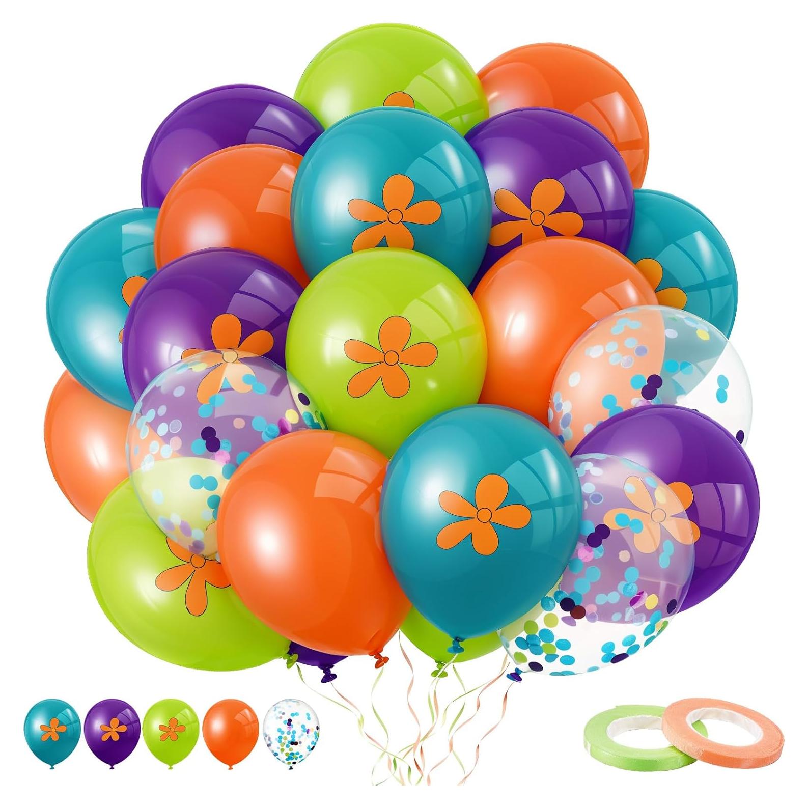 Civaner 63 Pcs Globos de Cumpleaños de Perro Caricatura 30 cm