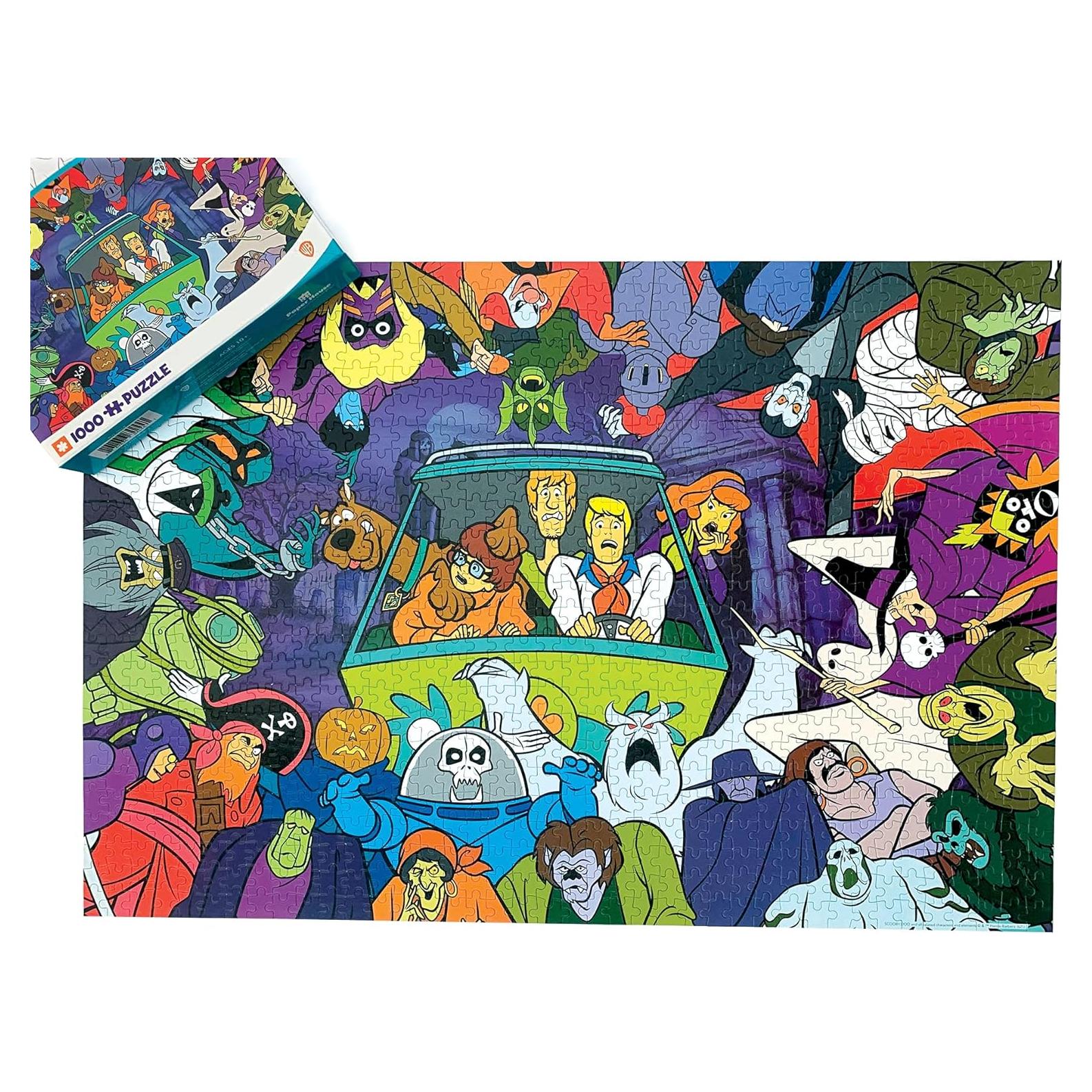 Rompecabezas 1000 piezas Paper House Scooby Doo Monster Mash Up