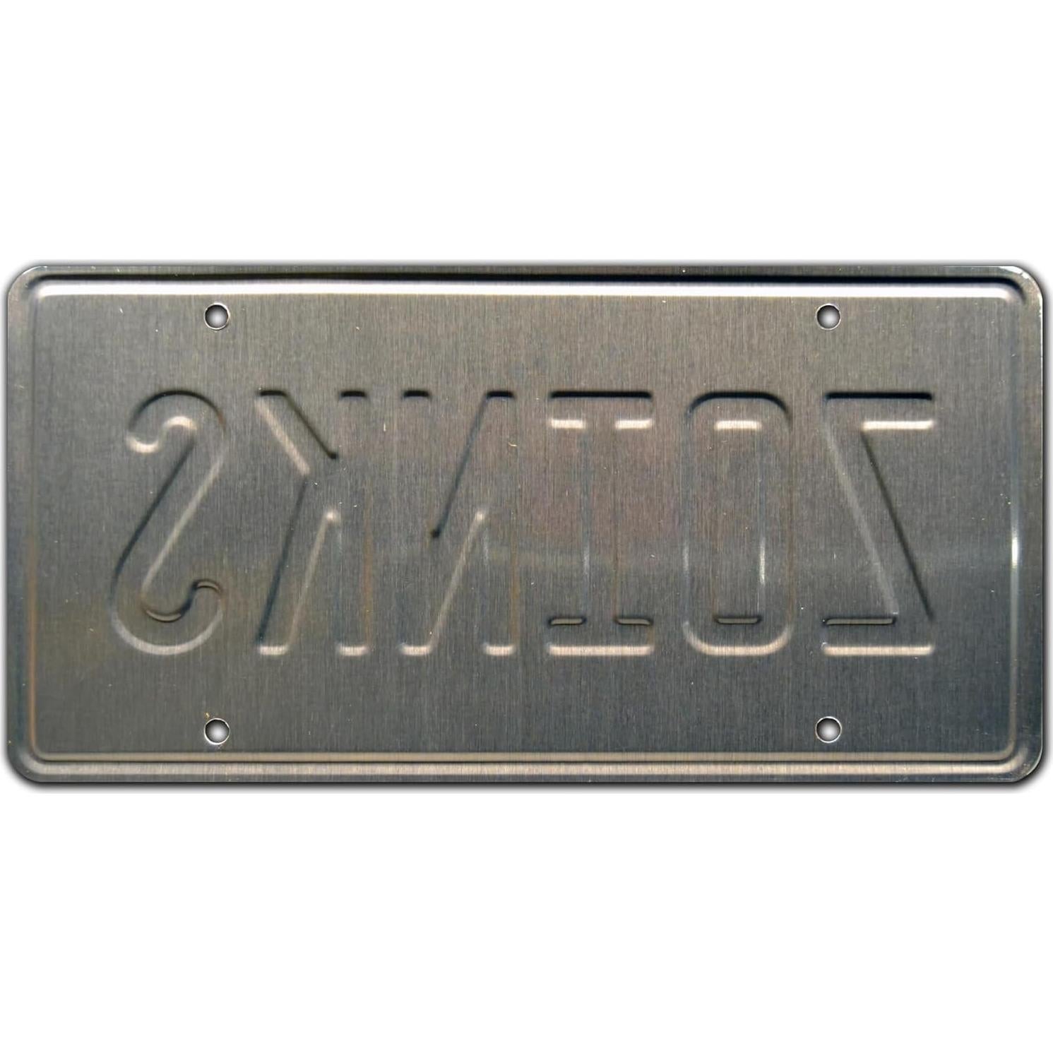 Placa de Licencia Metálica Scooby Doo ZOINKS Celebrity Machines