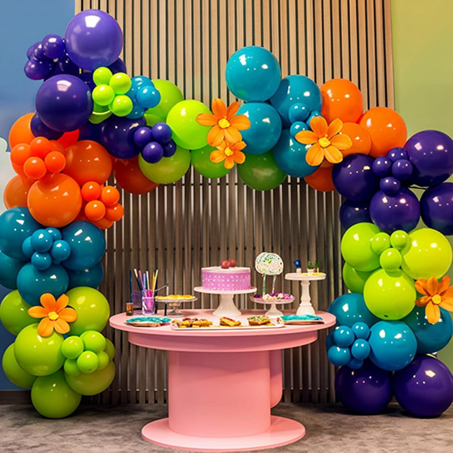 Globos de Fiesta 50 Pcs 30 cm Sowide Azul Verde Naranja