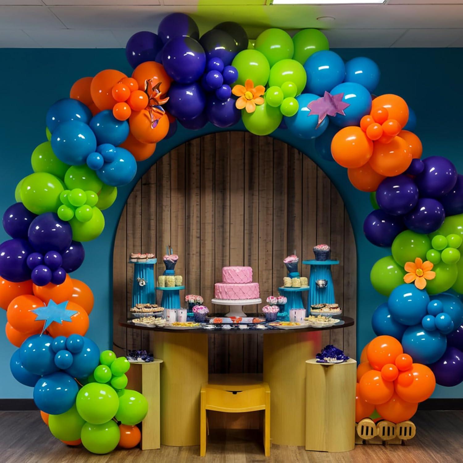 Globos de Fiesta 50 Pcs 30 cm Sowide Azul Verde Naranja