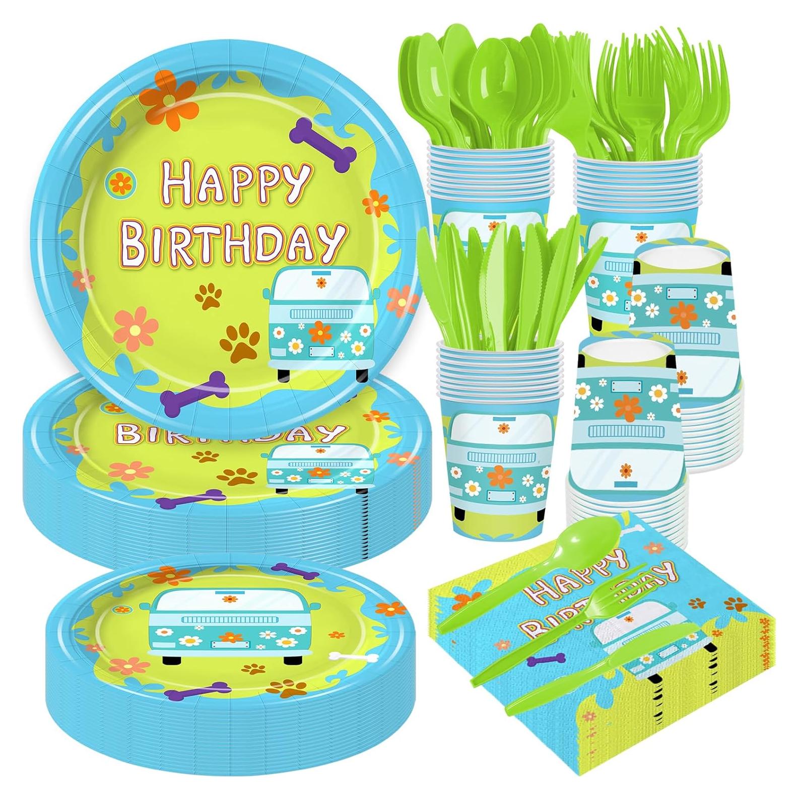 Set de Fiesta de Cumpleaños de Perro Chicvizi para 24 Invitados