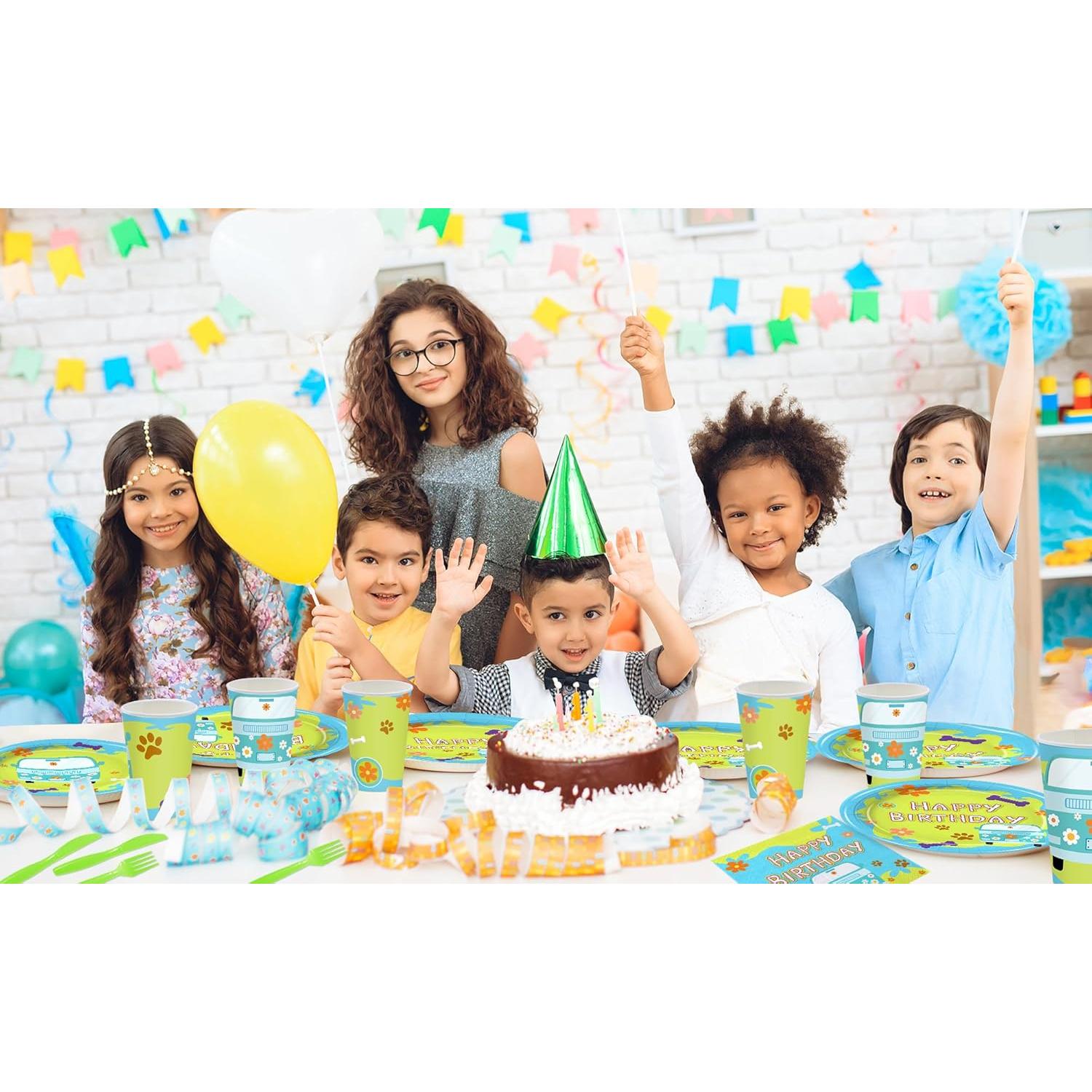 Set de Fiesta de Cumpleaños de Perro Chicvizi para 24 Invitados